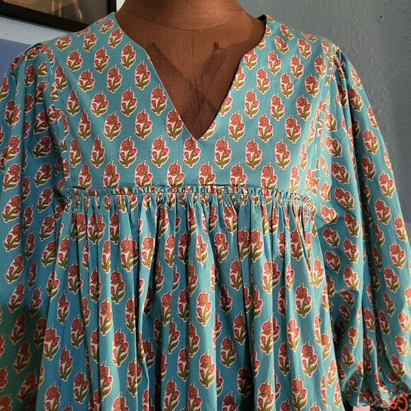 Quiet Culture Slow Down Gown Millie Print Dress - Picture 9 of 11